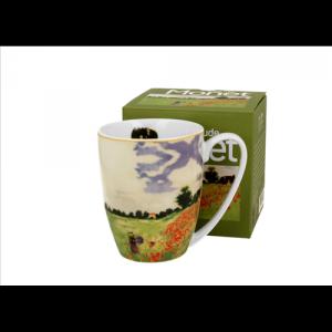 D.G.60232 Porcelánbögre 360ml, dobozban, Monet:Pipacsmező