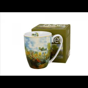 D.G.60355 Porcelánbögre 360ml, dobozban, Monet: Kert Argenteuilban