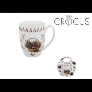 D.G.64421 Porcelánbögre 350ml, díszcsomagolásban, Basket of Flowers-Lavender