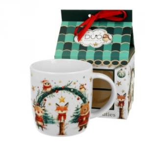 D.G.70712 Porcelánbögre 400ml, házikó díszcsomagolásban, Christmas Cuties 2