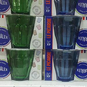 DURALEX PICARDIE színes poharak, 25 cl, 4 db, üveg, 201048