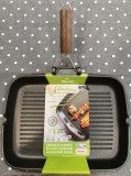 Durall Grand chef teflon öntvény grillsütő, mély, 25X35 cm, 183002