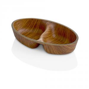 EVELIN plastic kínáló ellipszis 2r. 6,5x11x2,3cm, 10264 M