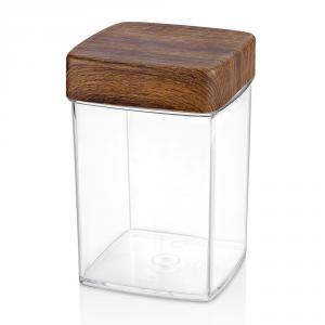 EVELIN plastic tároló szögl. 1,9l 12x12x18cm, 10819 M