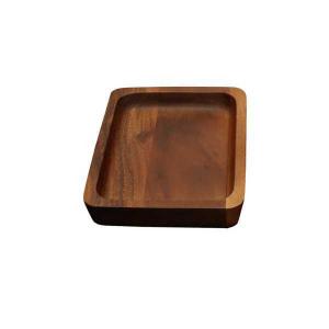 Fa kínáló tálca szögl. 15x20x3cm (S)