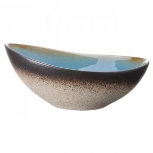 FINE DINE LAZUR porcelán ovál tál 24 cm, kék, 769768