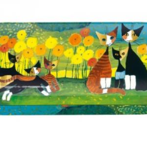 FRI.18717 Szemüvegtok fémdoboz, 16x2,8x5,5cm,Rosina Wachtmeister:All together