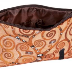 FRI.19057 Kozmetikai táska 19x2,5x13cm, polyester,Klimt:Életfa