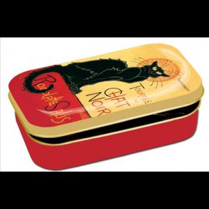 FRI.19431 Fémdoboz 10x2x6,2cm, Chat Noir