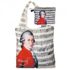 FRI.40544 Táska a táskában,polyester,Mozart,42x48cm,összehajtva:16x13cm