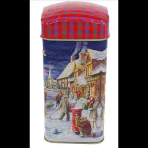 GAW.2309/002 Konyhai fémdoboz 60x60x120mm, Weihnachtsmarkt