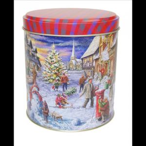 GAW.3234/002 Konyhai fémdoboz 110x120mm, Weihnachtsmarkt