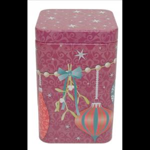 GAW.3392/044 Konyhai fémdoboz 72x72x100mm, Xmas Ornaments