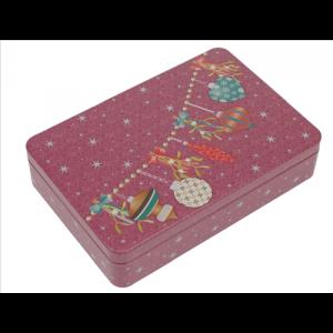 GAW.3503/044 Konyhai fémdoboz 185x125x40mm, Xmas Ornaments