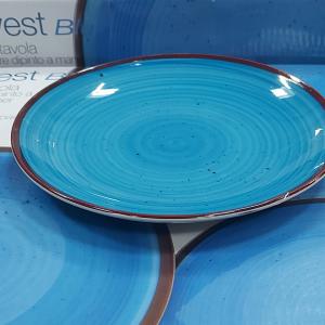 Harvest kék kerámia desszert tányér, 19cm, 1db