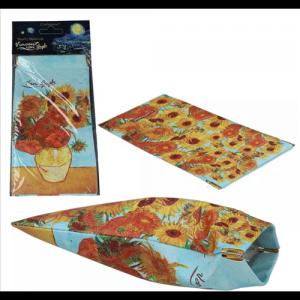 H.C.021-0322 Műanyag szemüvegtasak 9x18cm, Van Gogh:Napraforgók