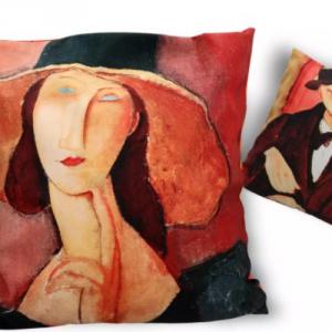 H.C.021-2100 Párna 45x45cm, polyester, Modigliani