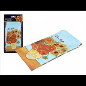 H.C.021-8301 Műanyag szemüvegtasak 9x18cm,Van Gogh: Napraforgók