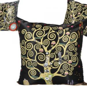 H.C.023-8013 Párna 45x45cm,polyester, Klimt:Életfa