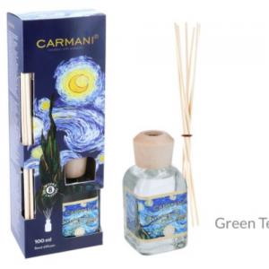 H.C.457-6404 Szobaillatosító 100ml-Van Gogh:Csillagos éj dobozban,rattanpálcikával,Green Tea