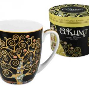 H.C.532-0413 Porcelánbögre 400ml,Klimt:Életfa