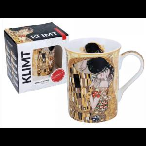 H.C.532-2321 Porcelánbögre dobozban, 360ml, Klimt:The Kiss