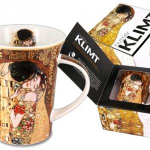 H.C.532-8101 Porcelánbögre Klimt dobozban ,350ml,Klimt:The kiss