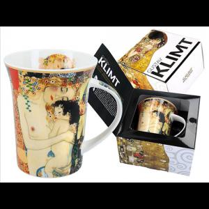 H.C.532-8106 Porcelánbögre Klimt dobozban,350ml,Klimt: Anya gyermekével