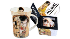 H.C.532-8111 Porcelánbögre, Klimt dobozban, 350ml, Klimt: The Kiss