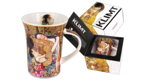 H.C.532-8119 Porcelánbögre Klimt dobozban,350ml,Klimt:The Family