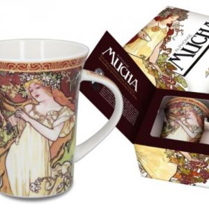 H.C.539-8102 Porcelánbögre 400ml,Mucha:Nyár