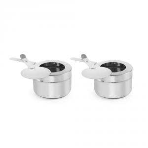 HENDI Chafing égőpaszta tartó, 2 db., ø90x(H)60mm