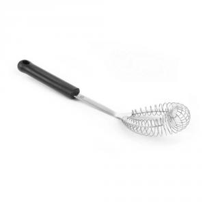 Hendi Rozsdamentes habverő 30cm /spirál/ FEKETE PP NYÉL