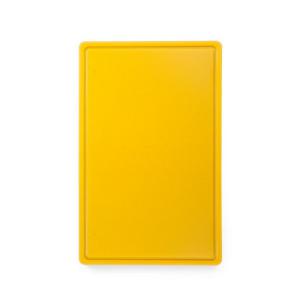 Hendi Vágódeszka HACCP GN 1/1 53×32,5×1,5cm /sárga/