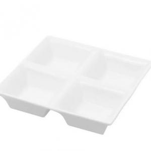 HomeDelux 12439 ARLO porcelán kínáló 15x15x2,8cm 4 részes