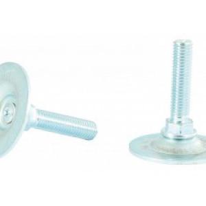 Horganyzott acél állítható láb M10x30-as szárral, 30mm talppal, 100 db HZ