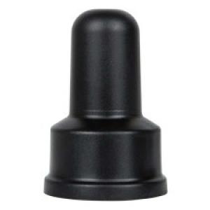 Hosszúkás A anyatakaró kupak hatlapú M16 anyákra 100db Anyasapka, fekete, szürke