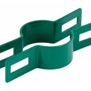 Kerítés köztes bilincs csőoszlophoz Ø 42 mm.  fekete, zöld, grafit, 25 db