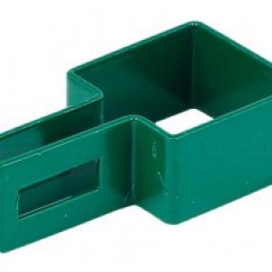 Kerítés végbilincs 50x50 mm oszlopokra. fekete, zöld, grafit, 25 db