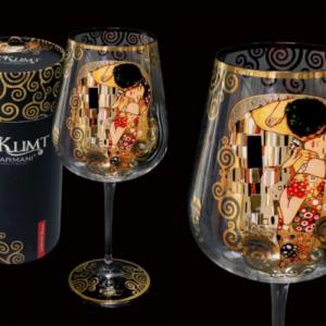 Klimt:The Kiss, Talpas üvegpohár, H.C.841-3701, 28cm, 800ml