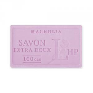 LAV.LHP25100MAG Marseille szappan, növényi olajjal,100g, parabén-tartósítószer-szulfát mentes,hidratáló, celofánban, Magnolia