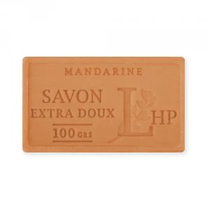 LAV.LHP25100MAN Marseille szappan, növényi olajjal,100g, parabén-tartósítószer-szulfát mentes,hidratáló,celofánban Mandarine(mandarin)