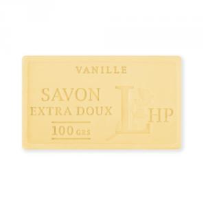 LAV.LHP25100VAN Marseille szappan, növényi olajjal,100g, parabén-tartósítószer-szulfát mentes,hidratáló,celofánban, Vanille(vanília)