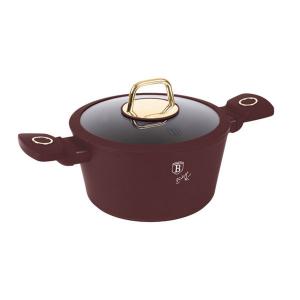 LEONARDO bevonatos lábos 20cm 2,5l+ üvegfedő INDUKCIÓS, BH-8040