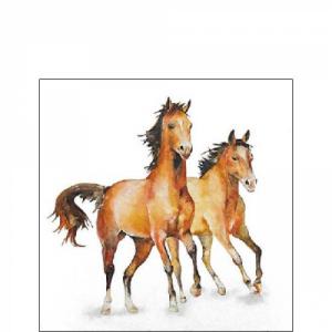 Lovas szalvéta, AMB.12518445 Wild horses papírszalvéta 25x25cm, 20db-os