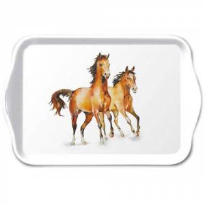 Lovas tálca, AMB.13718445 Wild horses műanyag kistálca 13x21cm