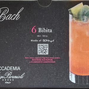 Luigi Bormioli Bach 48 cl kristály üdítős pohár, Bibita, 6db