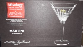 Luigi Bormioli Mixology Martini talpas kehely készlet, 21,5 cl, 6 db, 198892