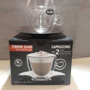 Luigi Bormioli Thermic Glass Cappuccino szett, duplafalú üveg csésze, 16,5 cl, 2 db, 198152