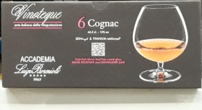 LUIGI BORMIOLI VINOTEQUE COGNAC, konyakos pohár, 46,5 cl, 6 db, 198189